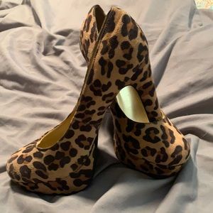 Leopard heels